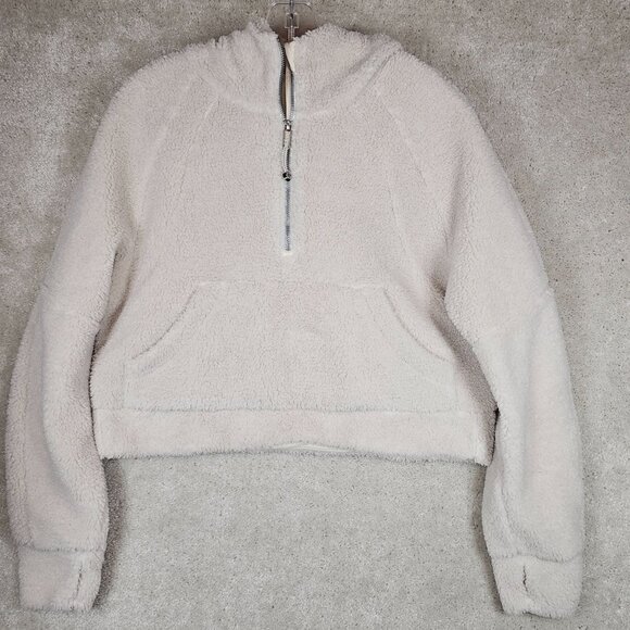 Lululemon Size XS/S Scuba Cropped Hoodie 1/2 Zip Fleece - Picture 1 of 10